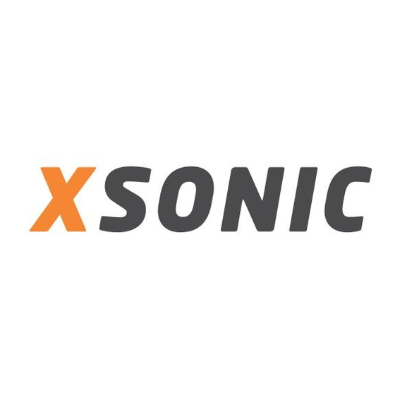 XSONIC XTone Handleiding