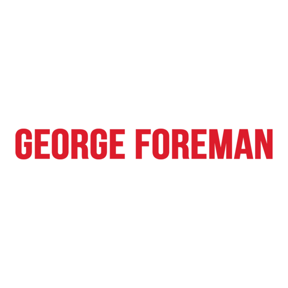 George Foreman 18840-56 Handleiding