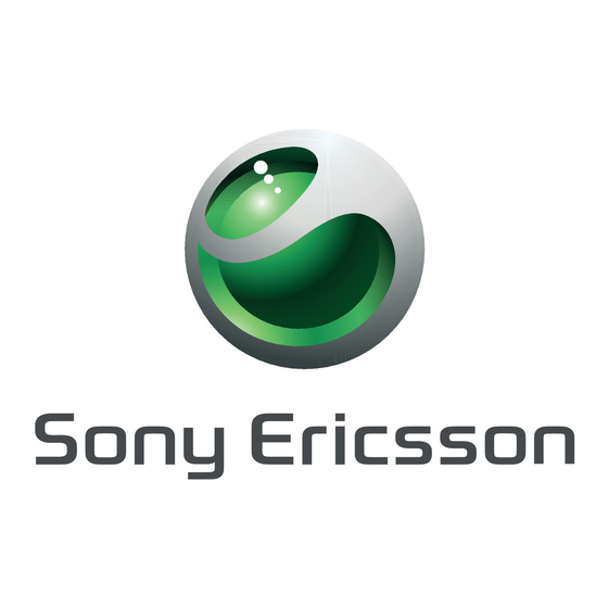 Sony Ericsson P1i Handleiding