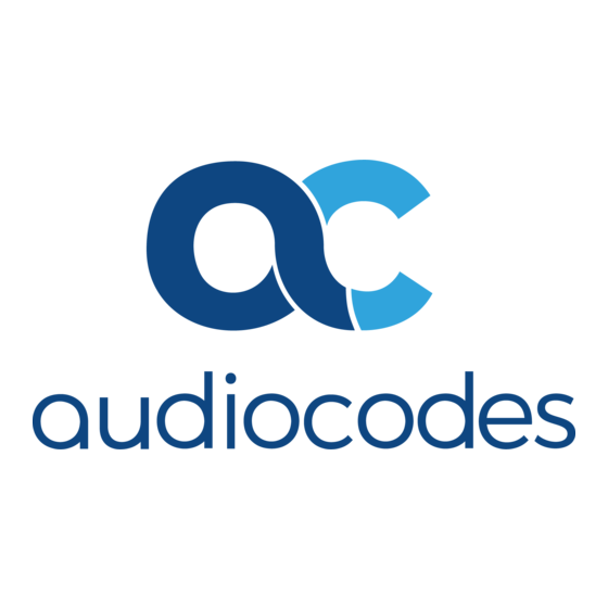 AudioCodes 440HD Snelgids