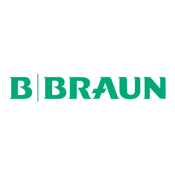 B.Braun Infusomat fmS Gebruiksaanwijzing