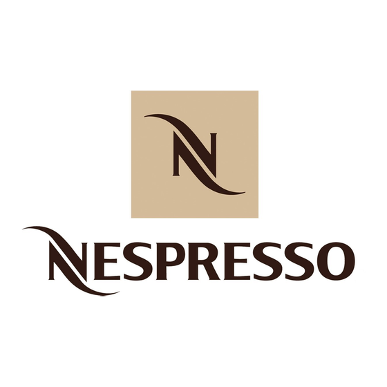 Nespresso MAESTRIA B500 Gebruiksaanwijzing