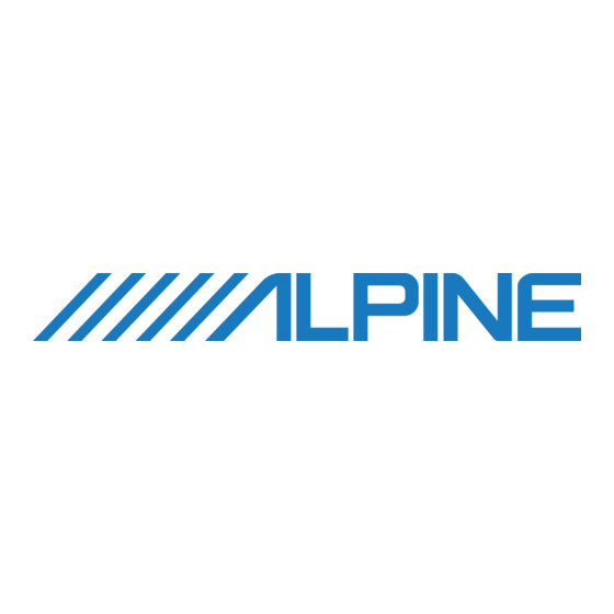 Alpine ECH 15 S Single Korte Handleiding