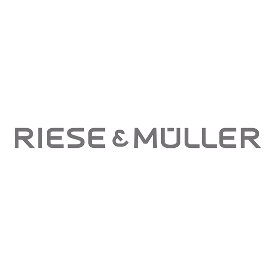 RIESE & MÜLLER AVENUE Gebruiksaanwijzing