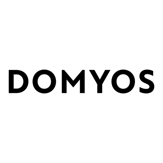 Domyos VM ERGO Gebruikshandleiding