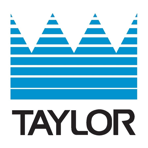 Taylor C708 Beknopte Handleiding