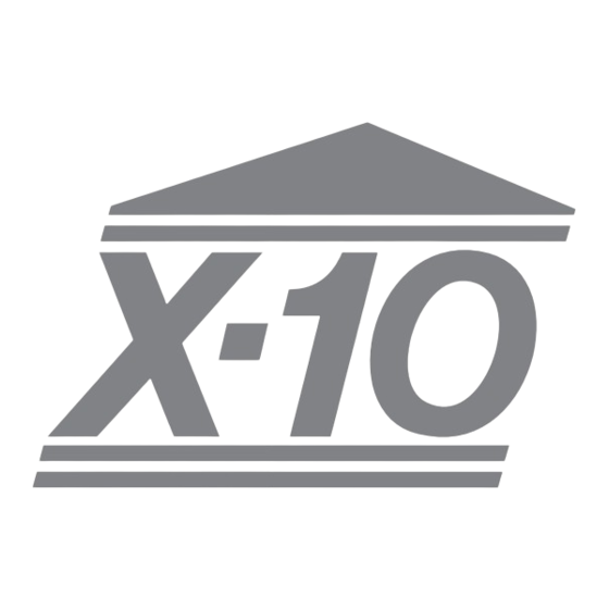 X10 UR24E Gebruiksaanwijzing