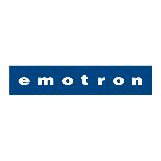 Emotron VS10 Instructies