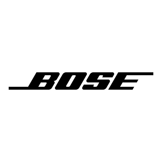 Bose Noise Cancelling Headphones 700 Handleiding