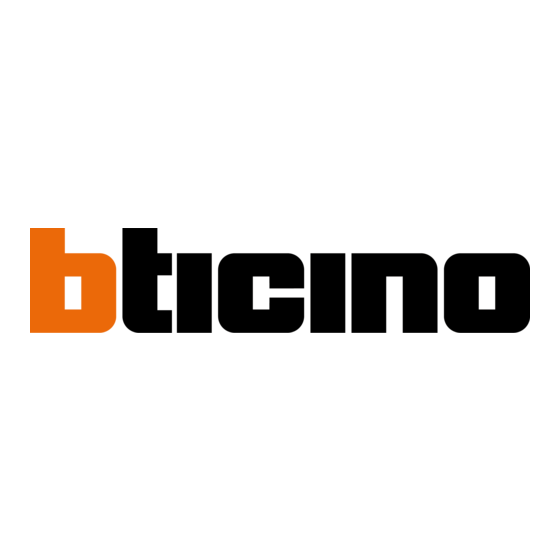 Bticino HC 4601 Installatiehandleiding