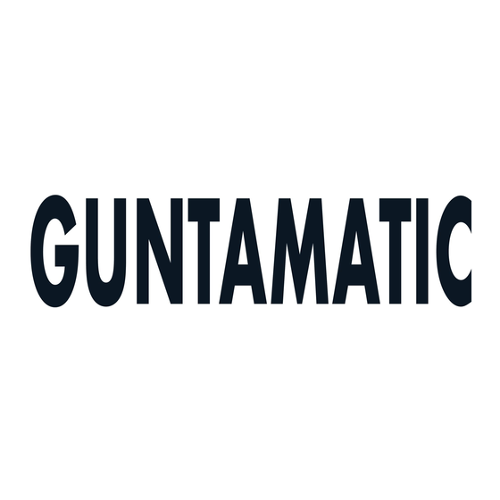 Guntamatic BMK Bedieningshandleiding