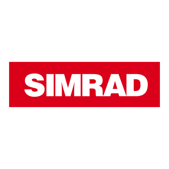 Simrad NSS evo3 Verkorte Handleiding