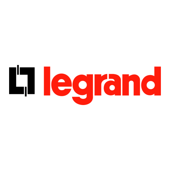 LEGRAND 4 126 55 Handleiding