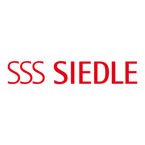 SSS Siedle BTS 850-02 Gebruikershandleiding