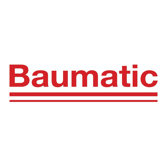 Baumatic BID60 Gebruiksaanwijzing