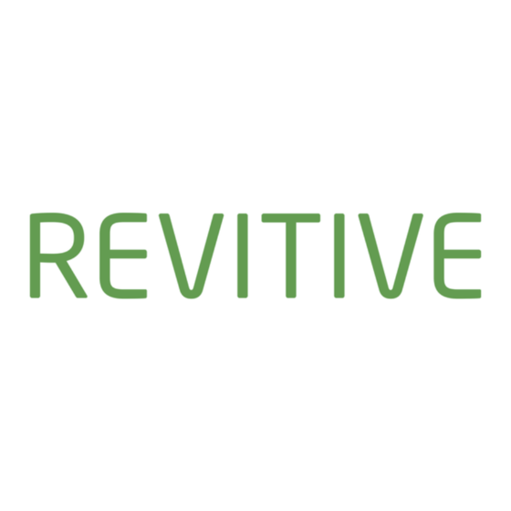 Revitive ESSENTIAL RLV Gebruikershandleiding