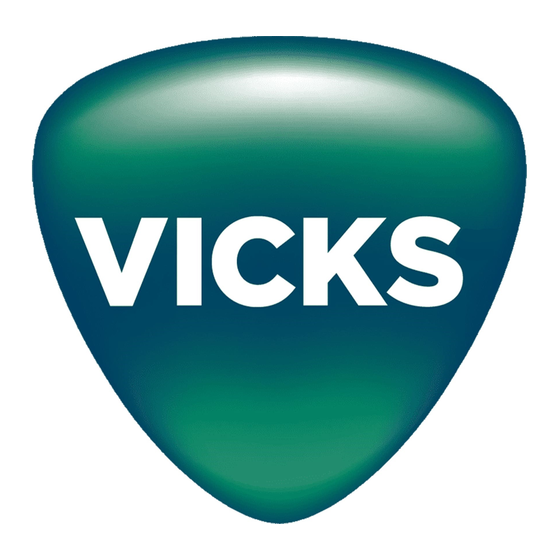 Vicks V-5200S Bedieningsinstructies