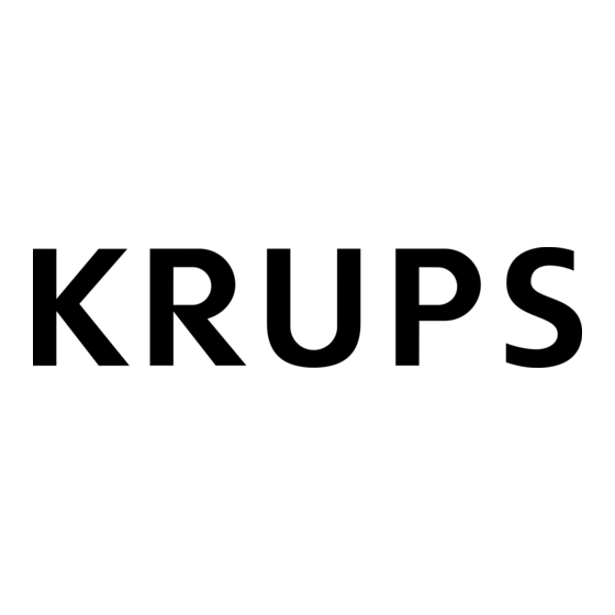 Krups XL 2000 Handleiding