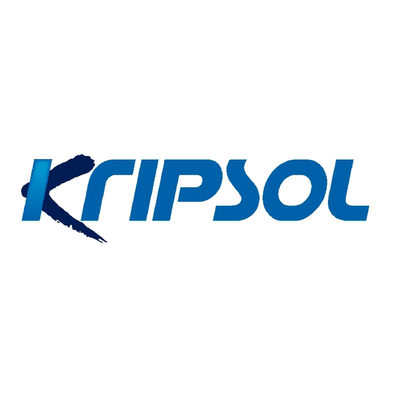 Kripsol KLX 8 Gebruikershandleiding