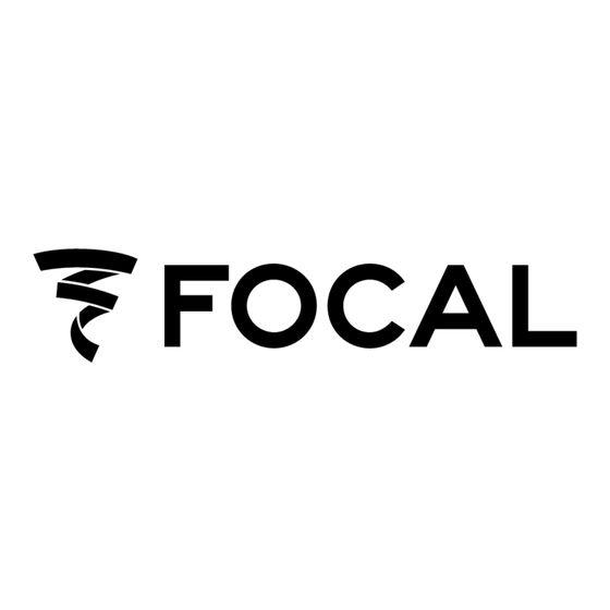 Focal SPHEAR Handleiding