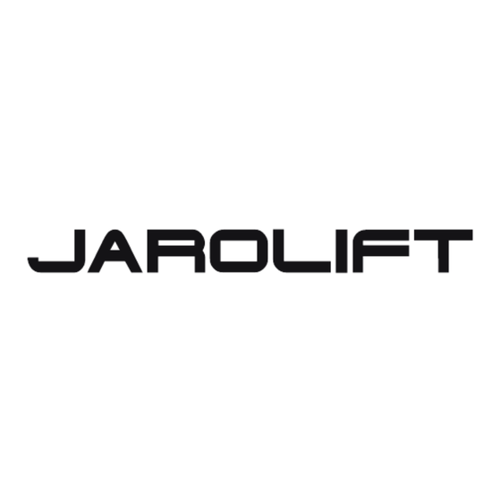 JAROLIFT TDEP Series Originele Gebruiksaanwijzing