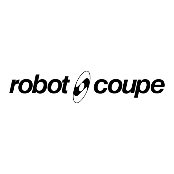 Robot Coupe Mini MP 170 V.V. Gebruiksaanwijzing