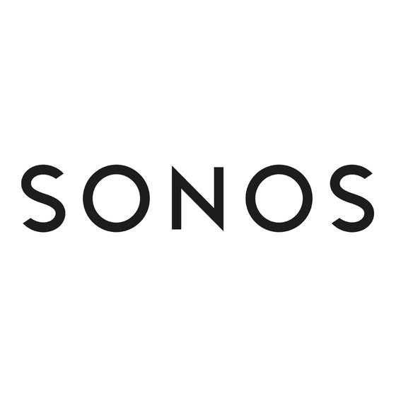 Sonos PLAY:1 Producthandleiding