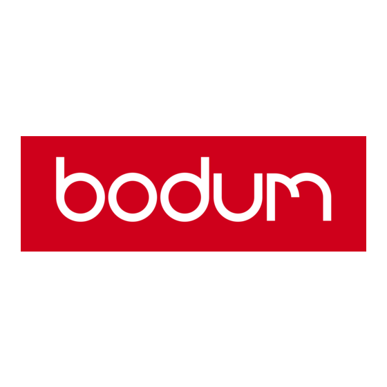 Bodum Bistro 11303 Gebruiksaanwijzing