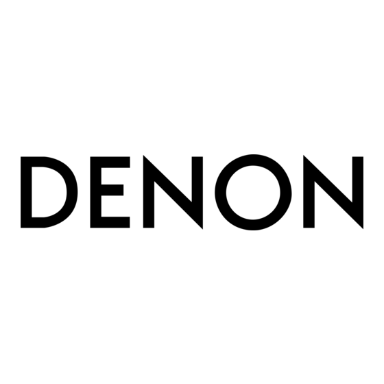 Denon DN-X1500 Gebruiksaanwijzing