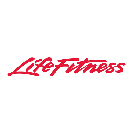 LifeFitness X3 ELLIPTISCHE CROSSTRAINER Gebruikershandleiding