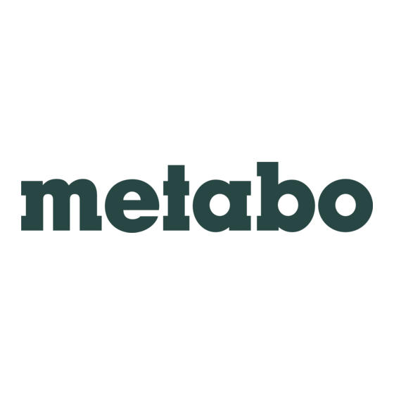 Metabo MFE 65 Gebruiksaanwijzing