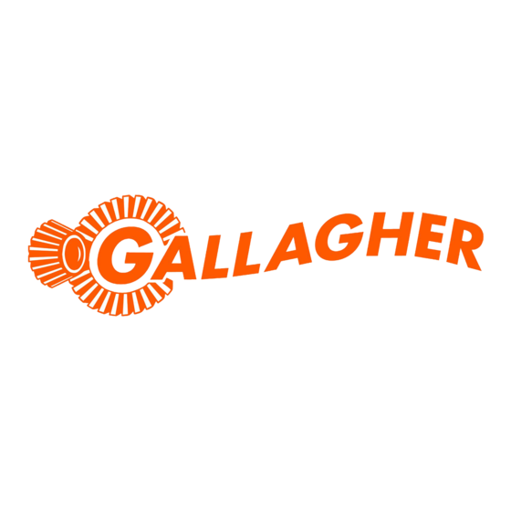 Gallagher TW-3 Snelstartgids