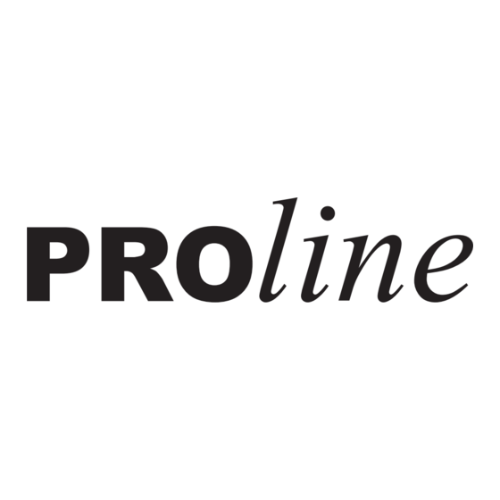 Proline VDMP65-E Gebruiksaanwijzing