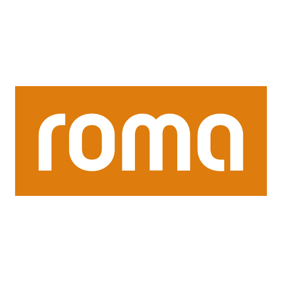 Roma RONDO Bedienings- En Onderhoudshandleiding