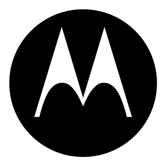 Motorola XT460 Snelstartgids