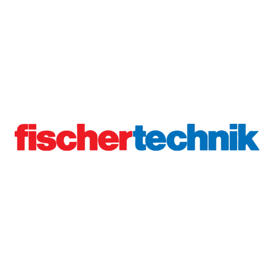 fischertechnik Roboc@r ROBOTICS BT Smart Beginner Set Gebruikershandleiding