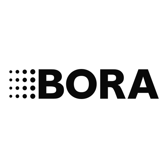 bora PKG11 Bedienings- En Montagehandleiding