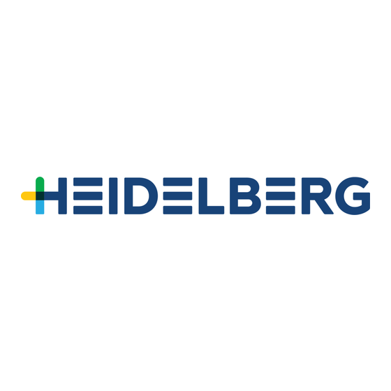 HEIDELBERG Dual Cassette Loader DCL Gebruikershandleiding