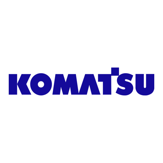 Komatsu D37EX-24 Bedienings- En Onderhoudshandleiding