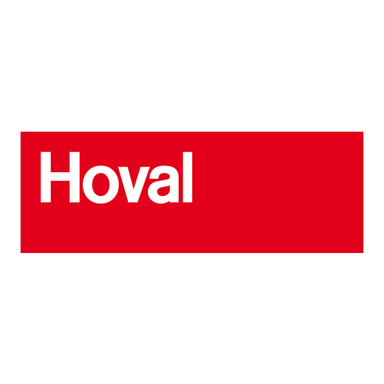 Hoval MultiJet Series Gebruiksaanwijzing