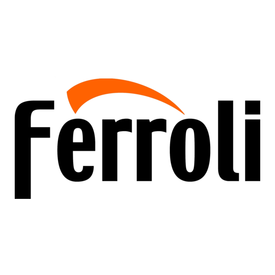 Ferroli AquaSol 4 Gebruikershandleiding