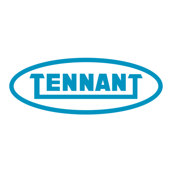 Tennant T981 Gebruikershandleiding