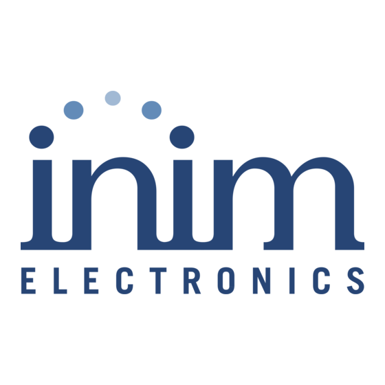 INIM Electronics SmartLight Gebruikershandleiding