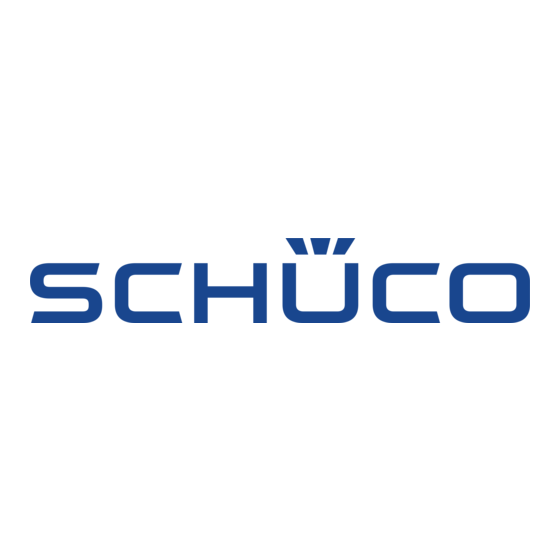 Schüco SUNNY MINI CENTRAL 4600A Gebruiksaanwijzing