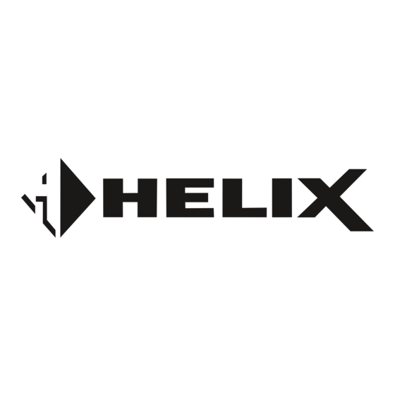 HELIX S600 Gebruikershandleiding