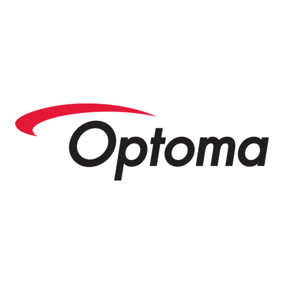 Optoma ZU606TSTe Gebruikershandleiding