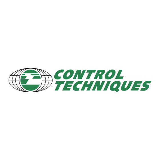 Control Techniques Unidrive M400 Handleiding