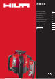 Hilti PR 35 Gebruiksaanwijzing