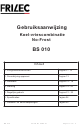 Frilec BS 010 Gebruiksaanwijzing