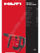 Hilti TE 60 Gebruiksaanwijzing